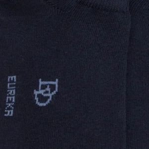Femme Doré Doré Socquettes^Socquettes femme Eureka en coton égyptien - Bleu marine foncé