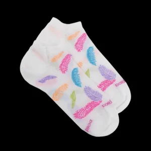 Femme Doré Doré Socquettes^Socquettes femme feuilles de palmier -