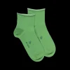 Femme Doré Doré Socquettes^Socquettes femme fines en coton égyptien -