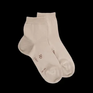 Femme Doré Doré Socquettes^Socquettes femme Light en fil d'Ecosse et polyamide -
