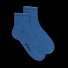 Homme Doré Doré Socquettes^Socquettes homme en coton avec semelle confort - Bleu jean clair