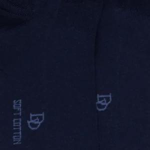 Homme Doré Doré Socquettes^Socquettes homme en coton doux - Bleu marine