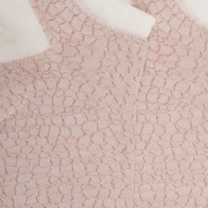 Femme Doré Doré Socquettes^Socquettes pour femmes en fil d'Ecosse à motifs crocodile - Blanc Givre