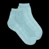 Femme Doré Doré Socquettes^Socquettes transparentes demi vantail - Turquoise